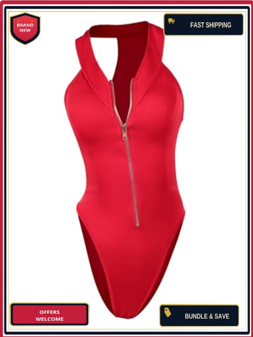 C.J. Parker Baywatch Inspired Cosplay One-Piece Swimsuit Costume
